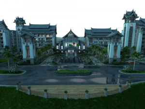 отель 3D Модель