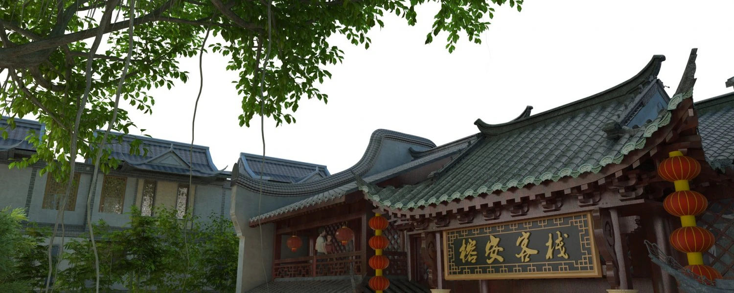 ancient architecture 3D Model .c4d .max .obj .3ds .fbx .stl .blend 