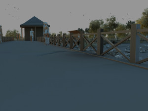 wood road 3D Model