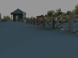 wood road 3D Model