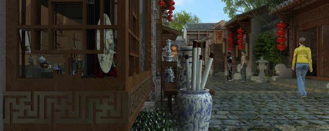ancient architecture 3D 模型 .c4d .max .obj .3ds .fbx .stl .blend 