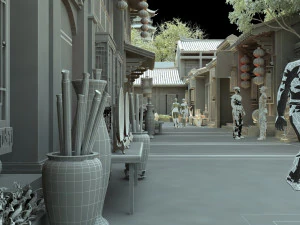 ancient architecture 3D Model