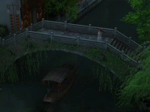 ponte di pietra Modello 3D