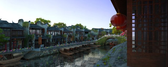 ancient architecture Modelo 3D .c4d .max .obj .3ds .fbx .stl .blend 