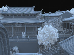 ancient architecture 3Dモデル