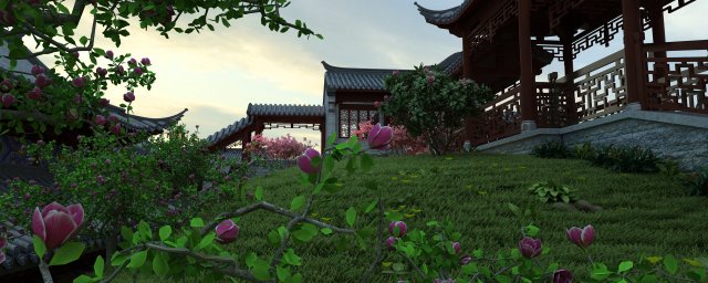 ancient architecture 3D Model .c4d .max .obj .3ds .fbx .stl .blend 