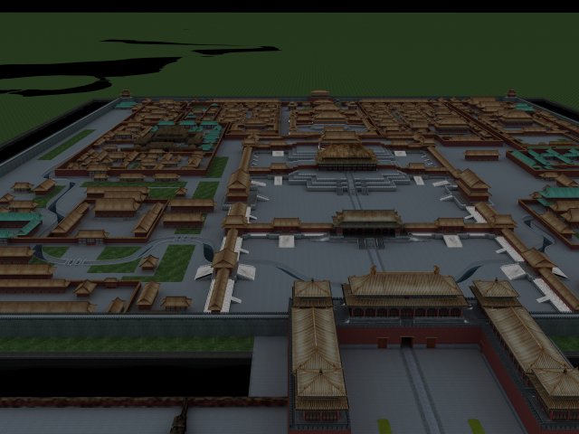 cining palace 3D Model .c4d .max .obj .3ds .fbx .stl .blend 