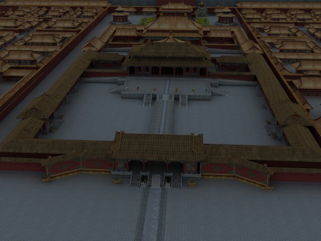 dry palace 3D Модель .c4d .max .obj .3ds .fbx .stl .blend 