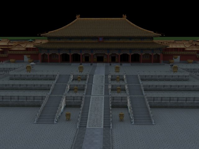 hall of supreme harmony 3D-Modell .c4d .max .obj .3ds .fbx .stl .blend 