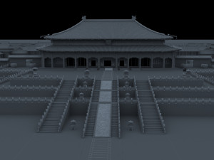 hall of supreme harmony 3D-Modell