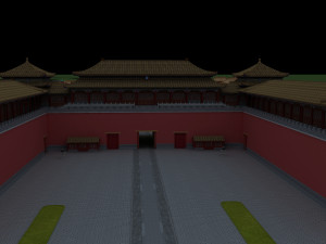 meridian gate 3D 模型