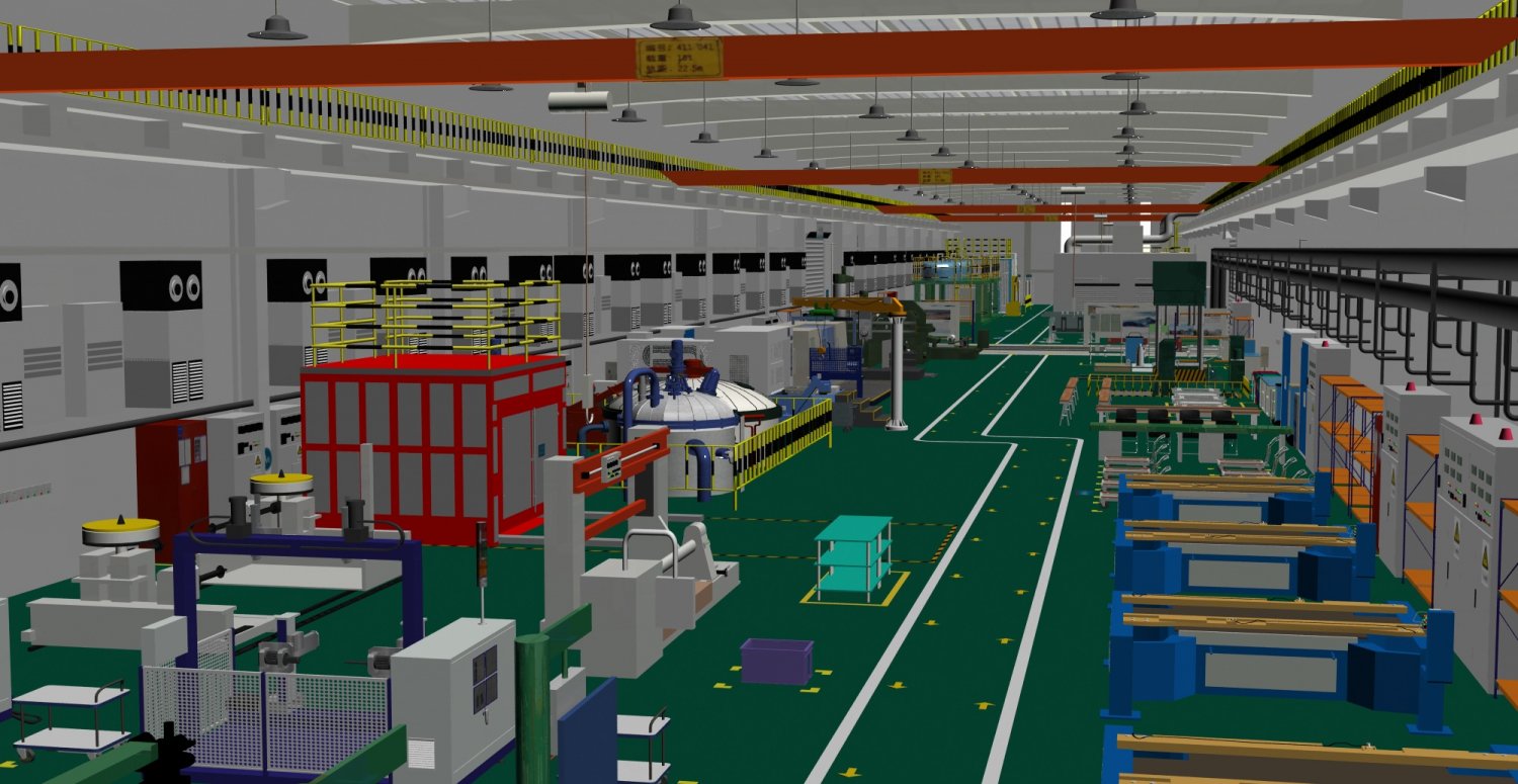 Workshop 3d Model In Hall 3dexport