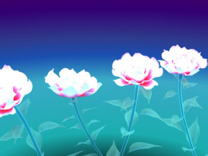 peony flower 3D 模型