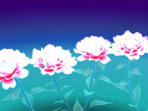 peony flower 3D 模型