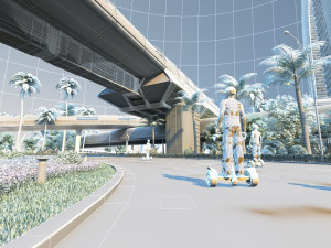 city building Model 3D