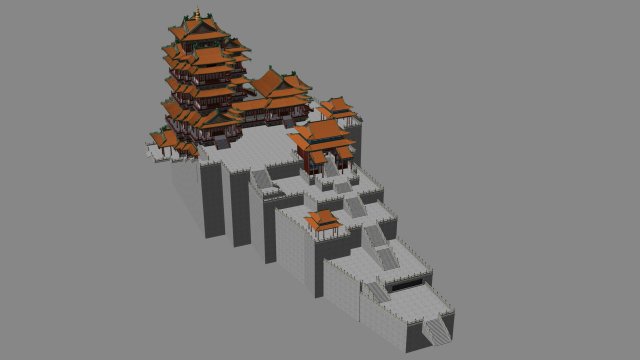 yuejiang building 3D Model .c4d .max .obj .3ds .fbx .stl .blend 