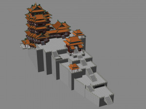 yuejiang building 3Dモデル