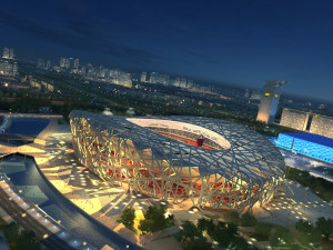 birds nest stadium 3D Model