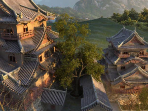 고대 건축물 3D 모델