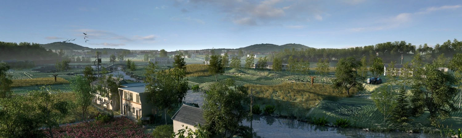 village 3D Model .c4d .max .obj .3ds .fbx .stl .blend 