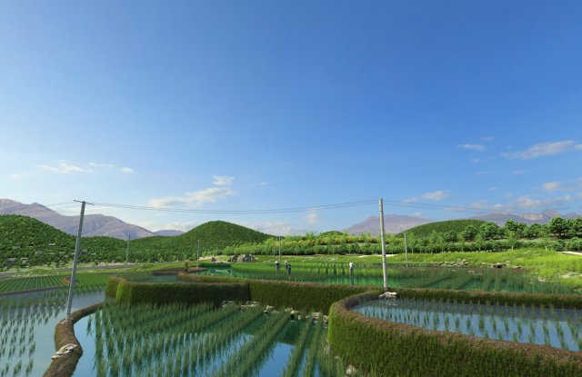 farmland 3D Model .c4d .max .obj .3ds .fbx .stl .blend 