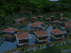 lotus pond 3D-Modell