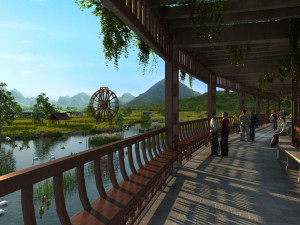 village 3D-Modell