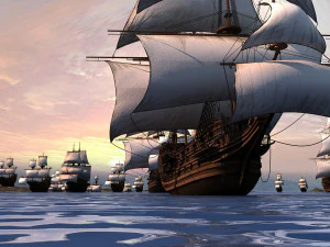 вітрильник 3D Модель