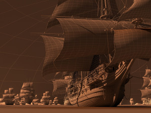 sailboat 3D 모델