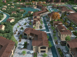 small town 3D Model