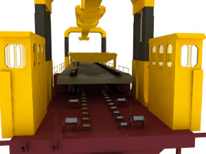 paving machine 3D Model