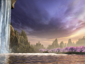 waterfall 3D Model