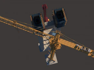 tower crane 3D Model