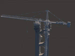 tower crane 3D Model