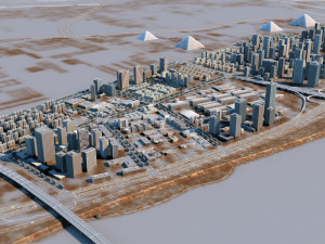 city building Model 3D