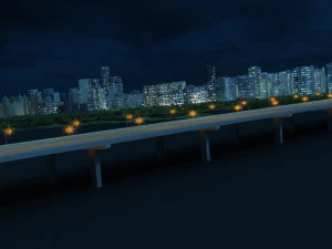 शहर की इमारत 3D मॉडल