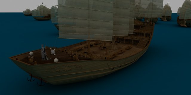 sailboat Model 3D .c4d .max .obj .3ds .fbx .stl .blend 