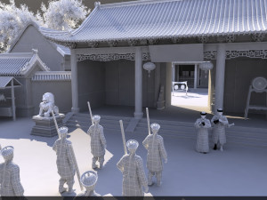 government house of qing dynasty Modelo 3D