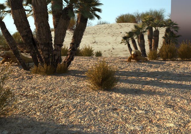 desert lizard 3D Model .c4d .max .obj .3ds .fbx .stl .blend 