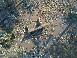 public park Modelo 3D