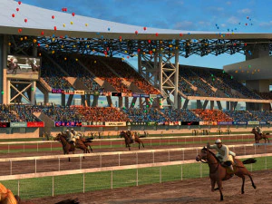 horse racing 3D Model