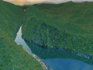 canyon 3D Model