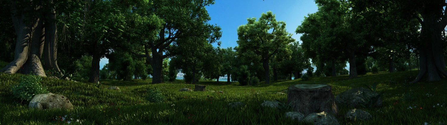 forest 3D Model .c4d .max .obj .3ds .fbx .stl .blend
