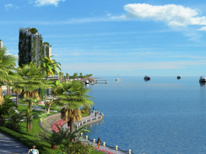 island hotel 3D Model