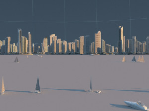 island sailing 3D Model