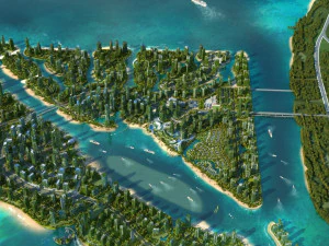 island building 3D Model