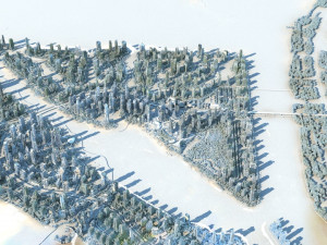 island building Modelo 3D