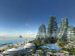 द्वीप होटल 3D मॉडल