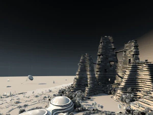 island hotel 3D Model