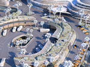 island hotel Modelo 3D